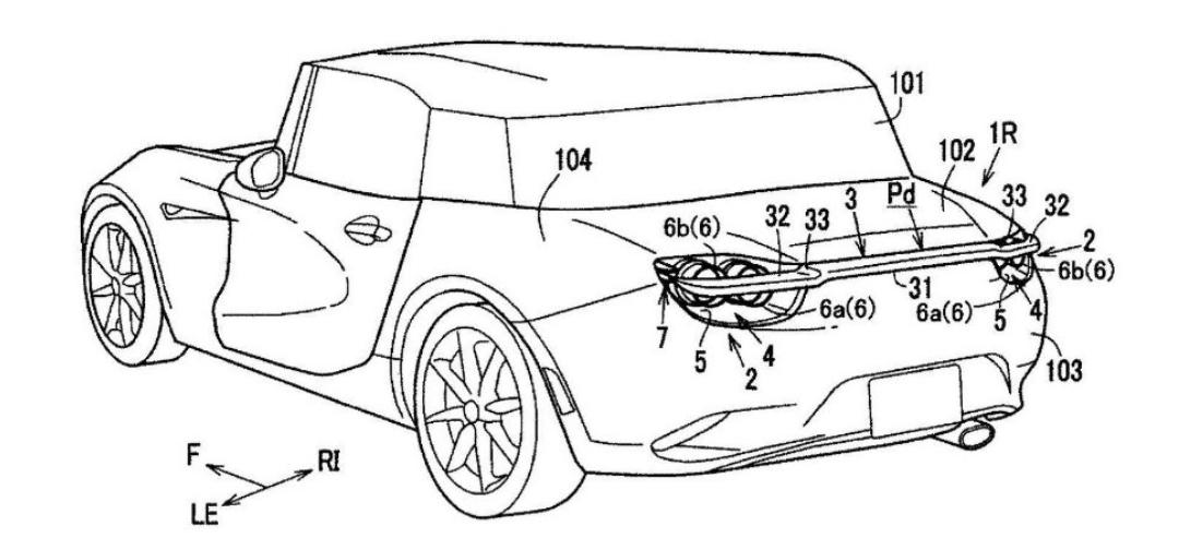 馬自達(dá)遞交新型尾翼專利 或率先搭載于新款RX跑車