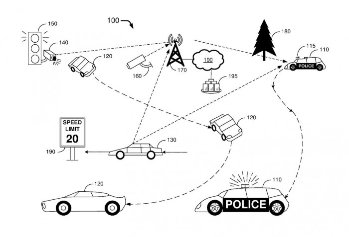 福特公司獲得無人駕駛警車的專利 